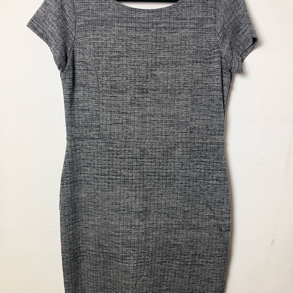 Banana Republic Charcoal Midi Dress